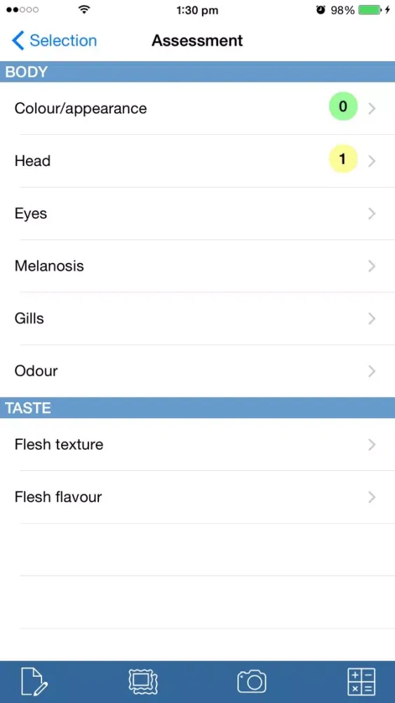 Capturas de pantalla de Australian Seafood Quality Index