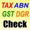 Tax ABN GST DGR Check