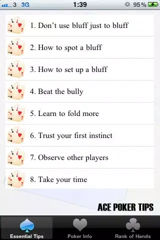 Zrzuty ekranu Ace Poker Tips