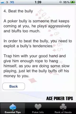 Zrzuty ekranu Ace Poker Tips
