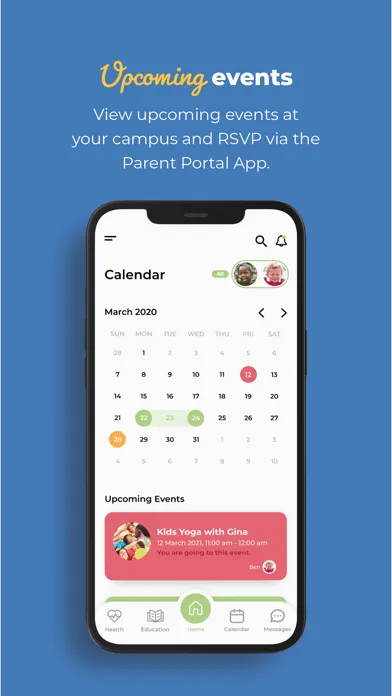 Скриншоты TGA Parent Portal
