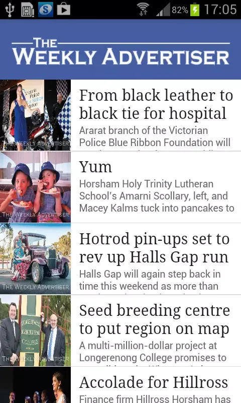 Capturas de tela do Weekly Advertiser