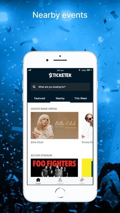 تصاویر Ticketek AU