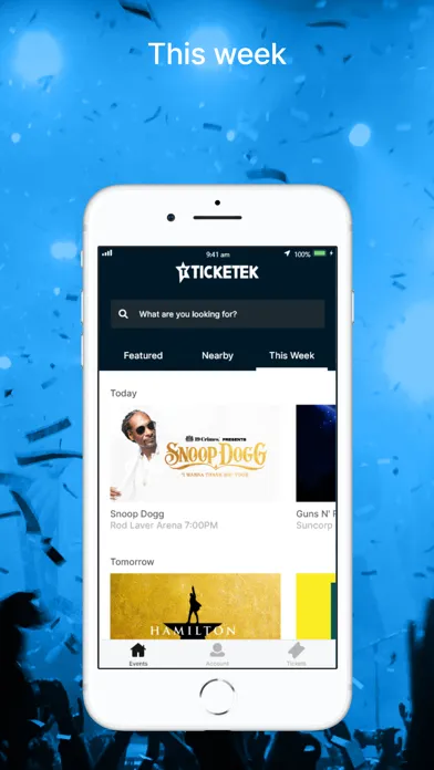 تصاویر Ticketek AU