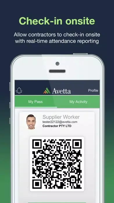 Ảnh chụp màn hình của Avetta Assure