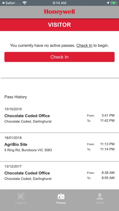 Honeywell Induct Screenshots