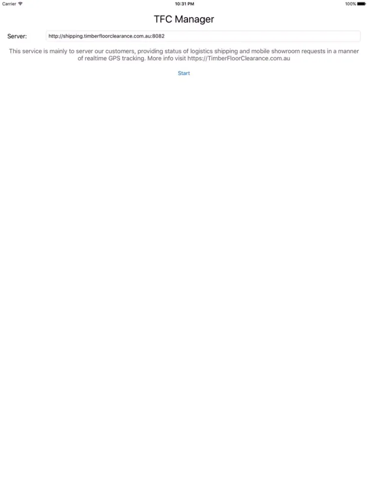 TFC Logistics iPad  Screenshots