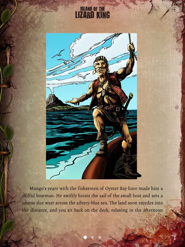 Fighting Fantasy: Island of the Lizard King iPad  سکرین شاٹس