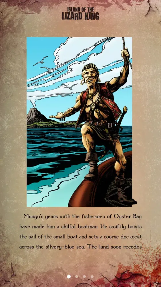 Fighting Fantasy: Island of the Lizard King سکرین شاٹس