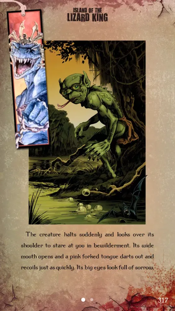 Fighting Fantasy: Island of the Lizard King سکرین شاٹس