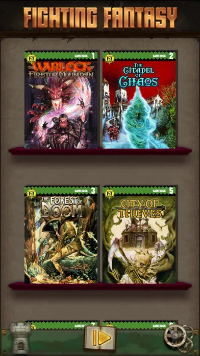 Capturas de pantalla de Fighting Fantasy Classics