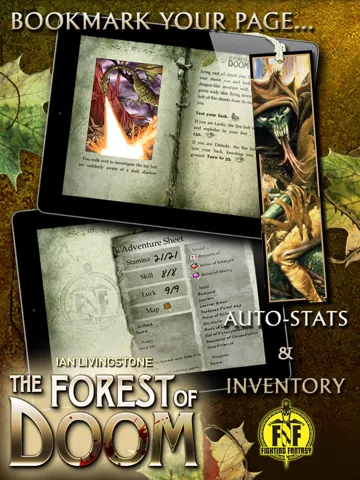 Fighting Fantasy: The Forest of Doom iPad Screenshots