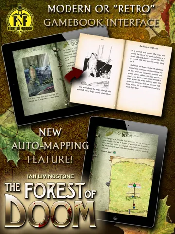 Fighting Fantasy: The Forest of Doom iPad Screenshots