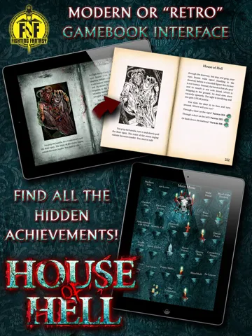Captures d'écran de Fighting Fantasy: House of Hell iPad 