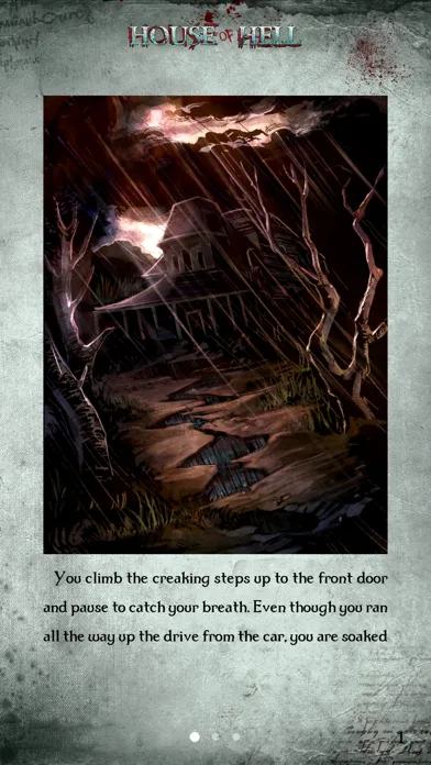 Captures d'écran de Fighting Fantasy: House of Hell
