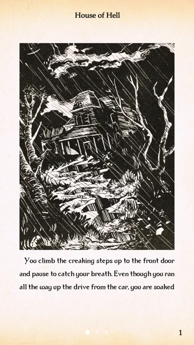 Captures d'écran de Fighting Fantasy: House of Hell