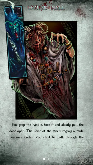 Captures d'écran de Fighting Fantasy: House of Hell