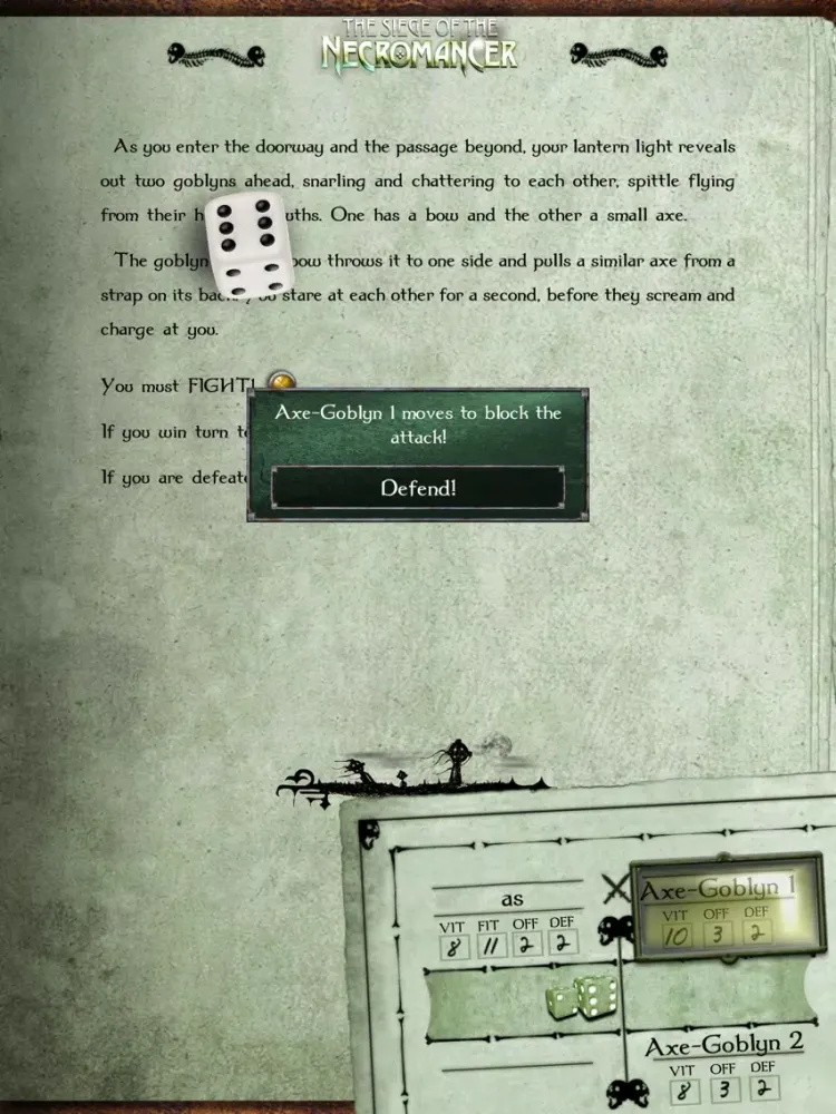 Capturas de pantalla de GA2: The Siege of the Necromancer iPad 