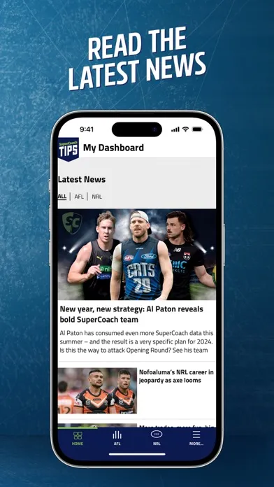 Capturas de tela do SuperCoach Tips