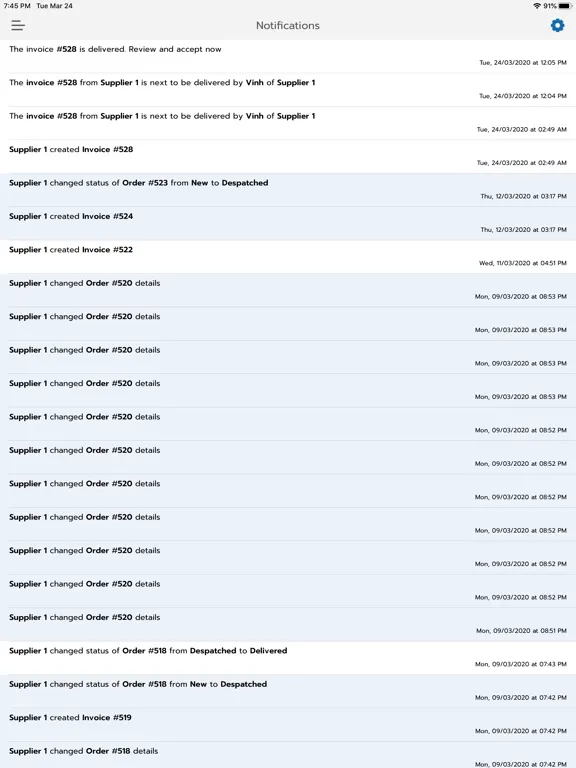 Скриншоты TOM iPad 