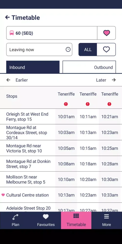 MyTranslink Screenshots