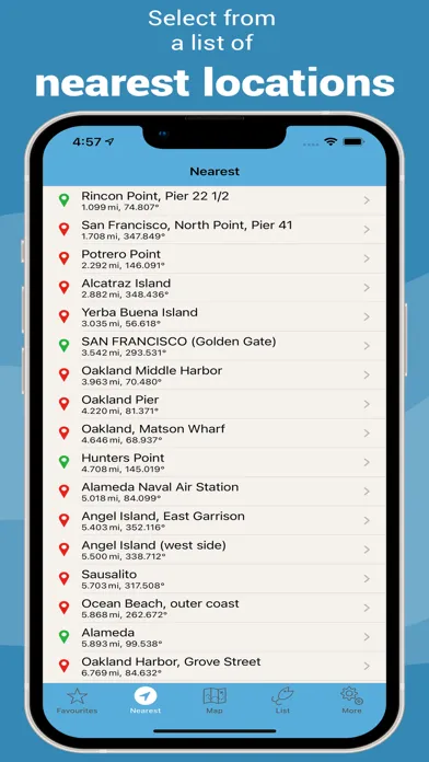 Capturas de pantalla de Tide Times USA - Tide Tables