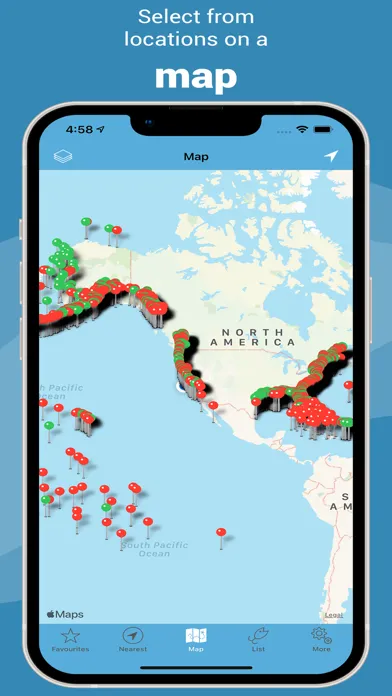 Capturas de pantalla de Tide Times USA - Tide Tables