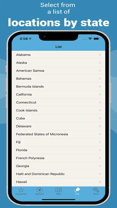 Capturas de pantalla de Tide Times USA - Tide Tables