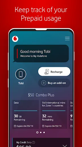 My Vodafone Screenshots