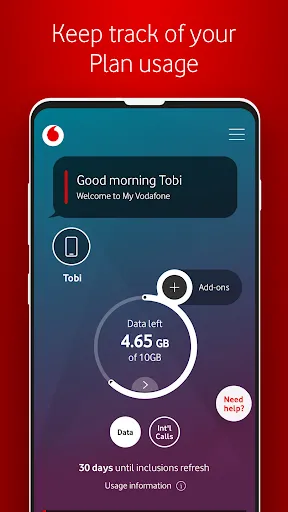 My Vodafone Screenshots