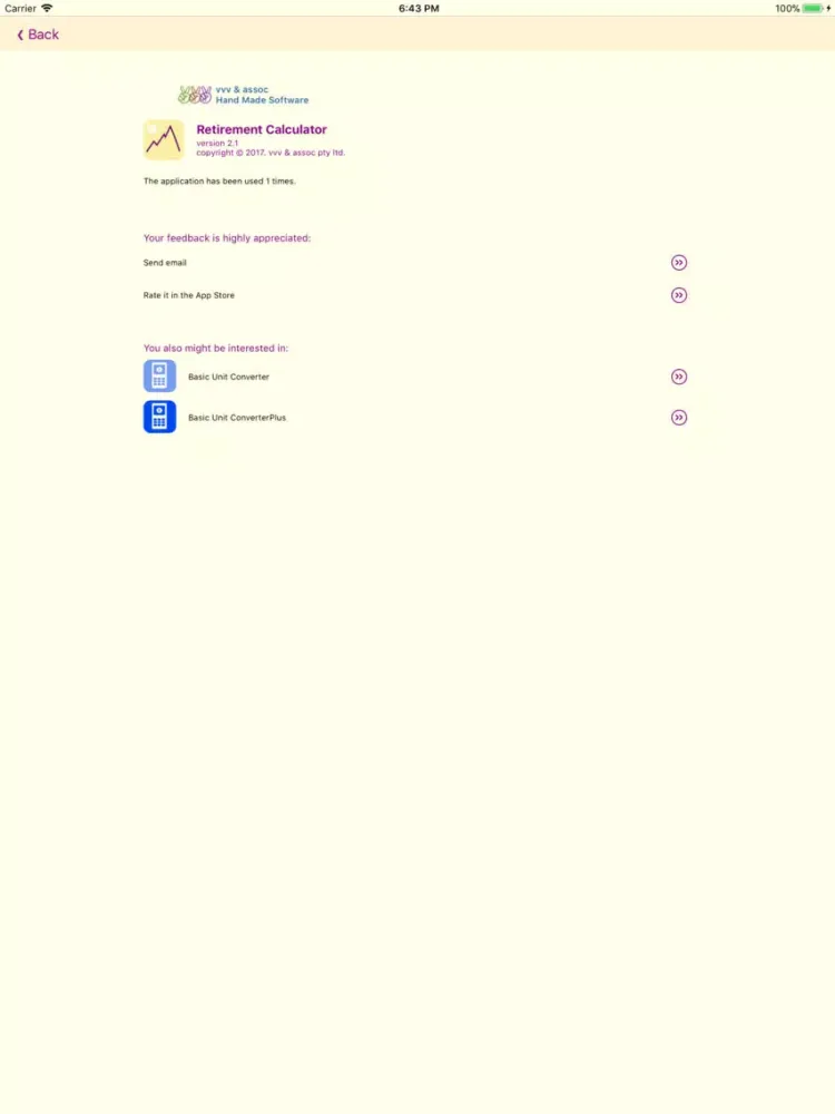 Скриншоты Retirement Calculator iPad 