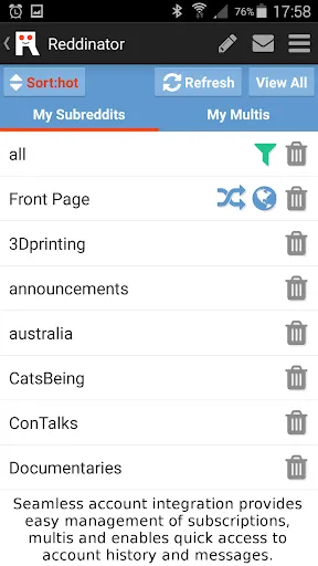 Reddinator Widget for Reddit Ekran Görüntüleri