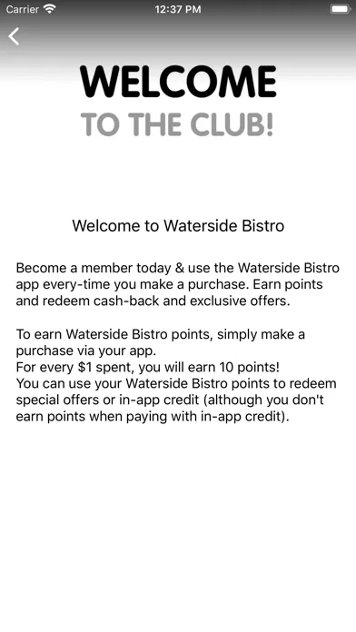 Waterside Bistro Ekran Görüntüleri