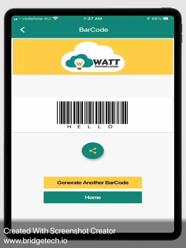 Capturas de pantalla de QR-BarCode Generator iPad 