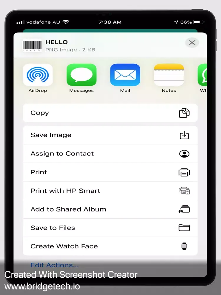 Capturas de pantalla de QR-BarCode Generator iPad 