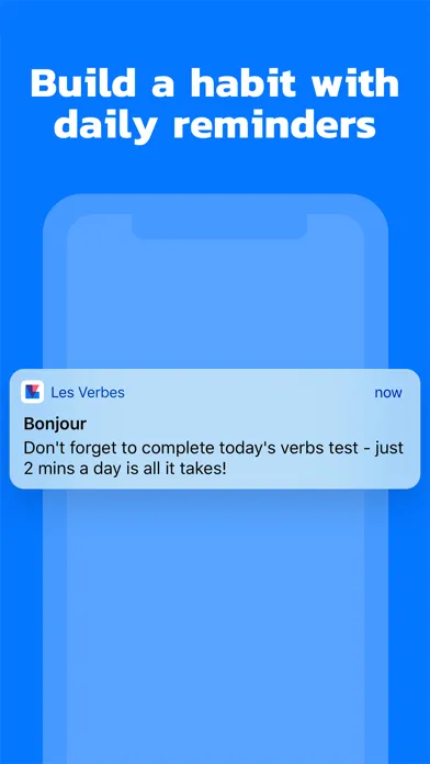 Screenshot di Les Verbes