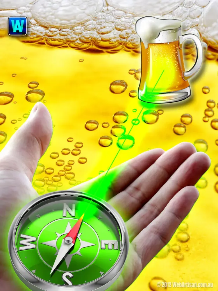 Capturas de tela do BEER Compass FREE iPad 