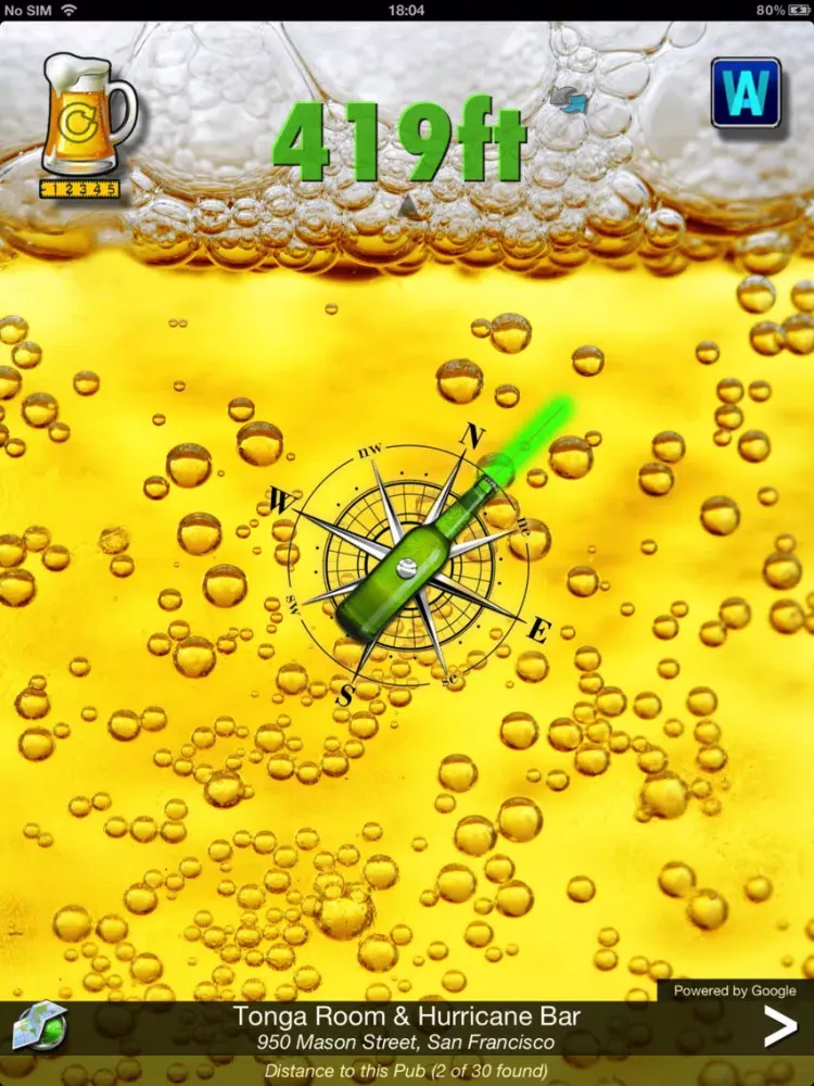 Capturas de tela do BEER Compass FREE iPad 