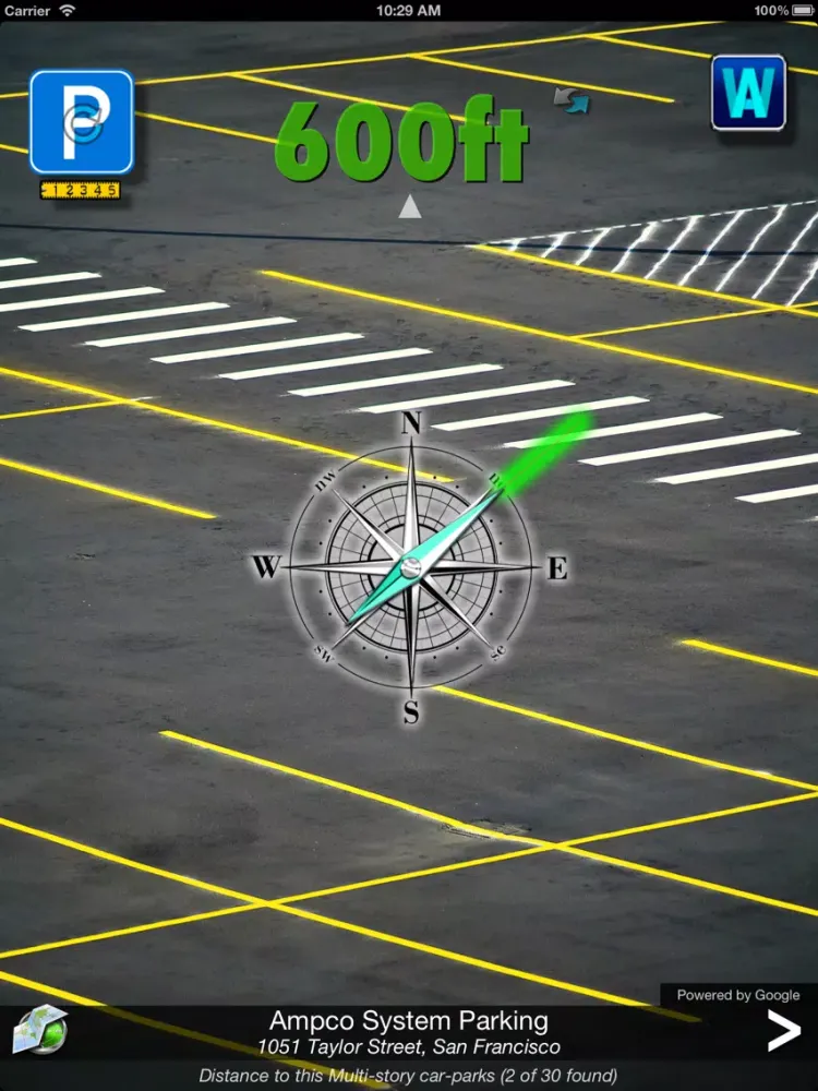 Captures d'écran de PARKING Compass FREE iPad 