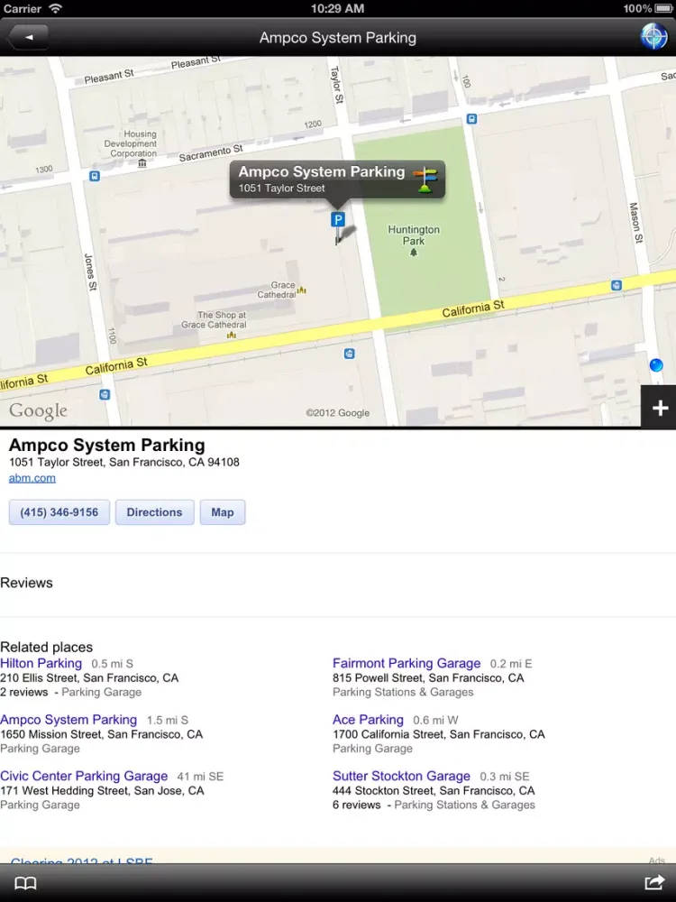 Captures d'écran de PARKING Compass FREE iPad 