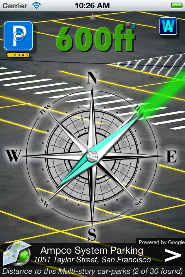 Captures d'écran de PARKING Compass FREE