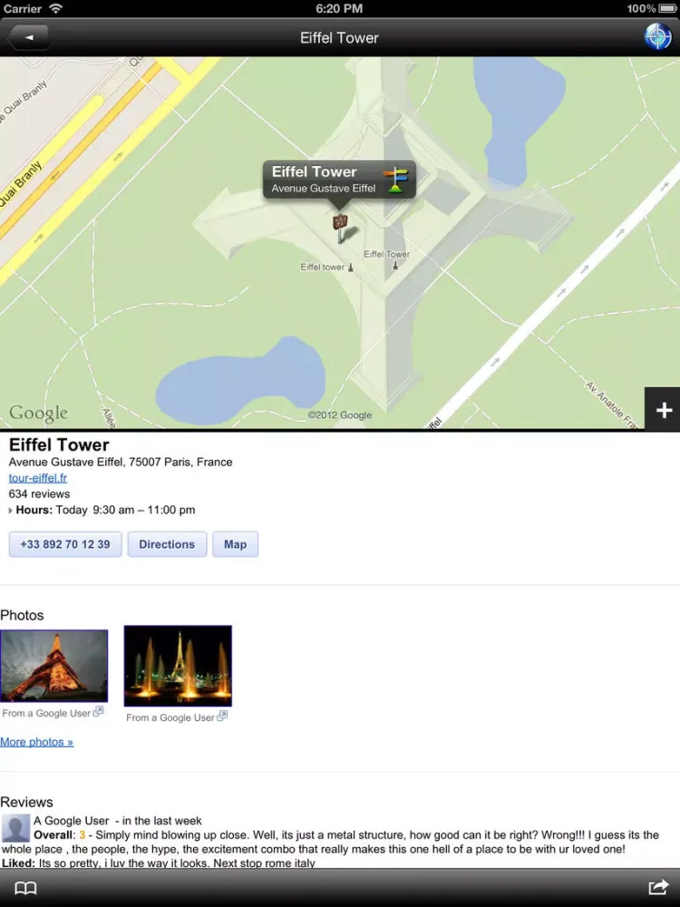 Captures d'écran de SIGHTSEEING Compass FREE iPad 
