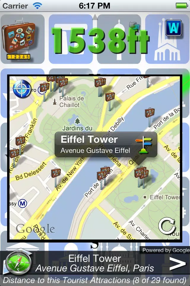 Captures d'écran de SIGHTSEEING Compass FREE