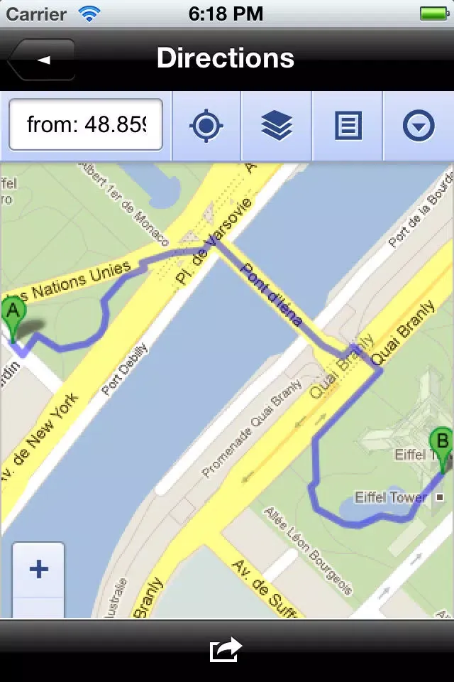 Captures d'écran de SIGHTSEEING Compass FREE