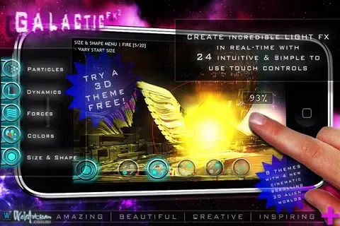 Galactic FX ² FREE : Art with Light 스크린샷