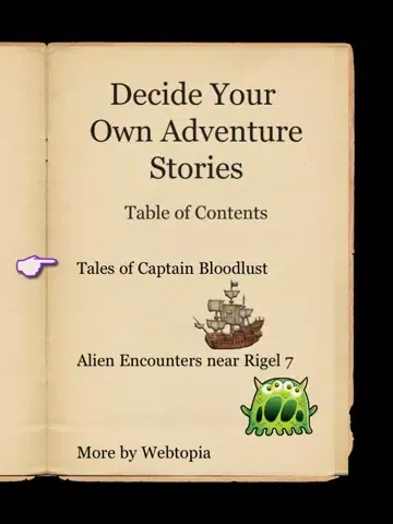 Capturas de tela do Decide Your Own Adventure Stories iPad 
