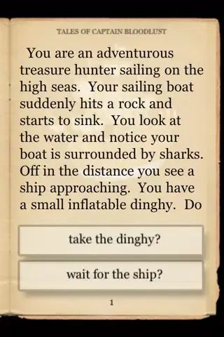 Capturas de tela do Decide Your Own Adventure Stories