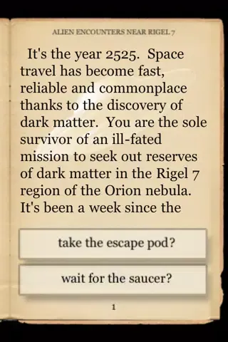 Capturas de tela do Decide Your Own Adventure Stories