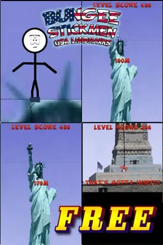 Bungee Stickmen - USA Landmarks {FREE} Ekran Görüntüleri
