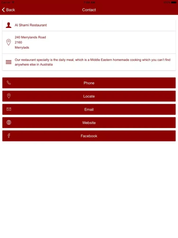 Al Shami iPad  স্ক্রিনশট